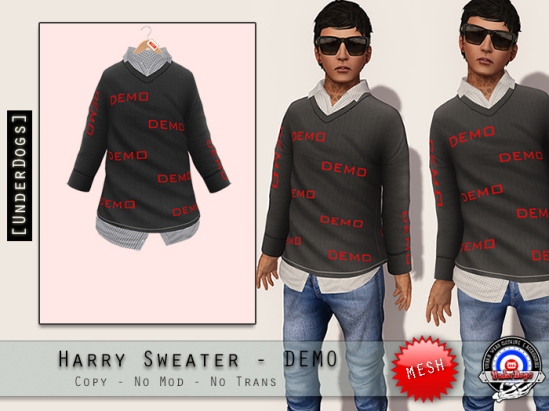 harry sweater DEMO mp ad