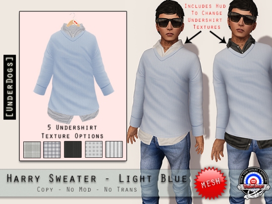 harry sweater LIGHT BLUE mp ad