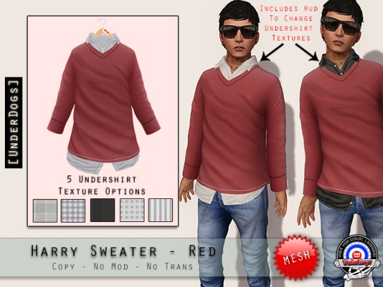 harry sweater RED mp ad